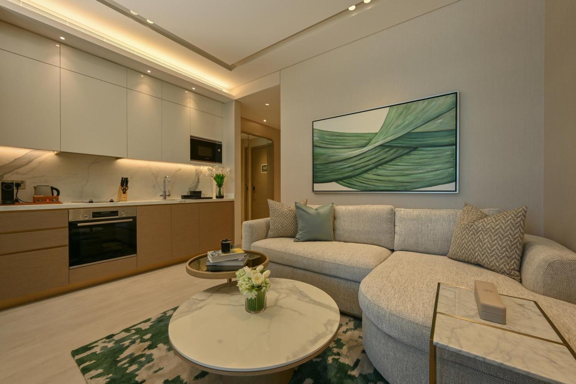 Hotel Onyx Rotana à Manama Extérieur photo A living room in a 1-bedroom apartment