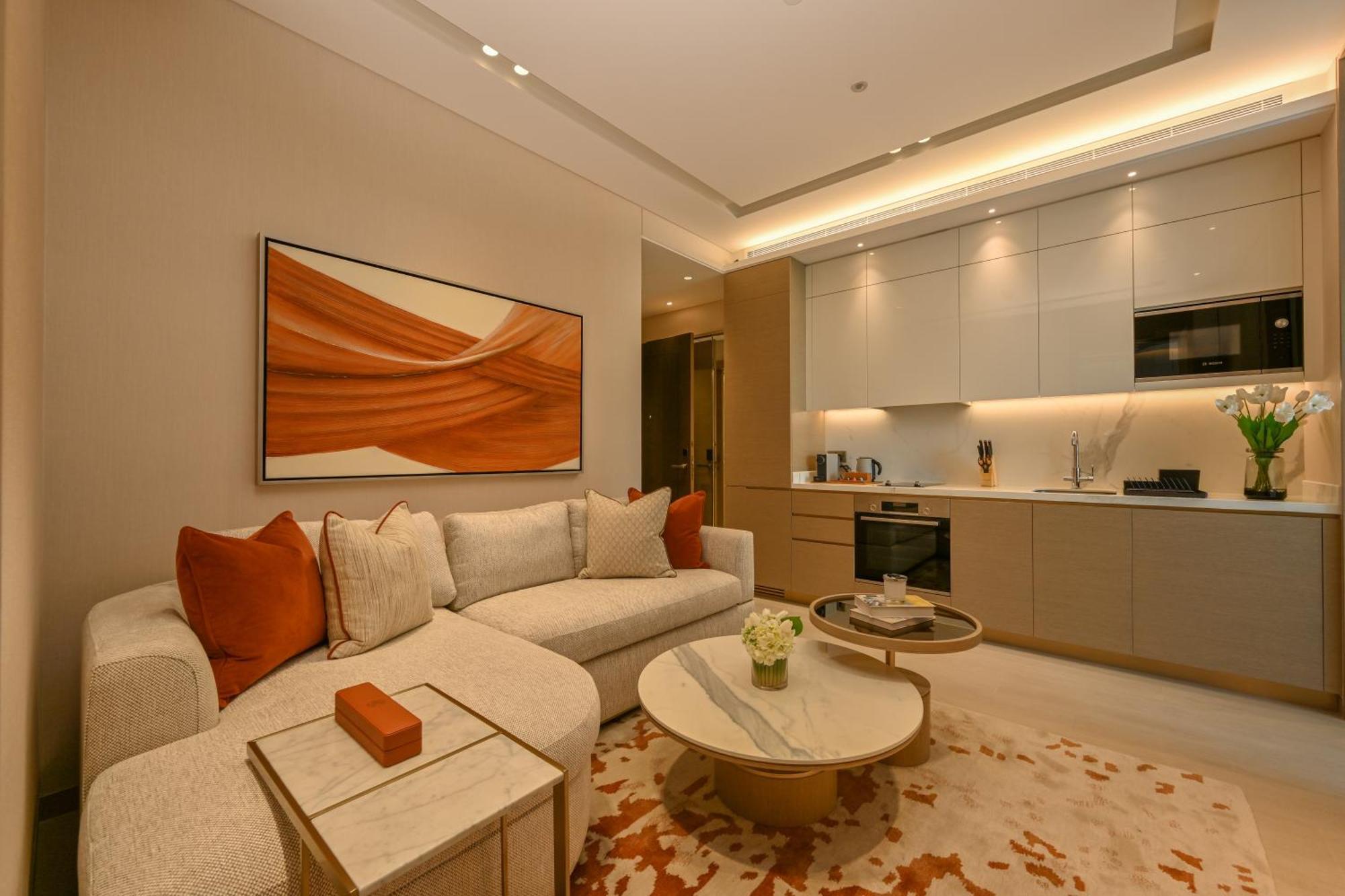 Hotel Onyx Rotana à Manama Extérieur photo A living room in a 1-bedroom apartment